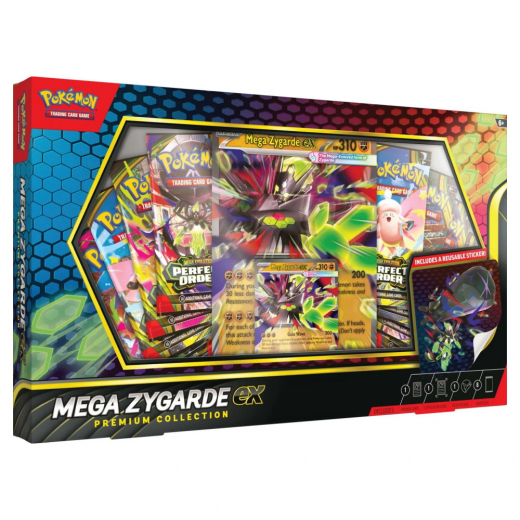 Pokémon TCG: Mega Zygarde ex Premium Collection i gruppen SELSKABSSPIL / Pokémon hos Spelexperten (POK10359-101)