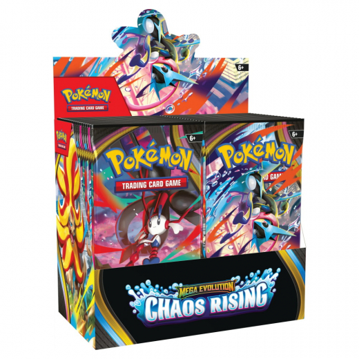 Pokémon TCG: Chaos Rising - Booster Display i gruppen SELSKABSSPIL / Pokémon hos Spelexperten (POK10407-DIS)
