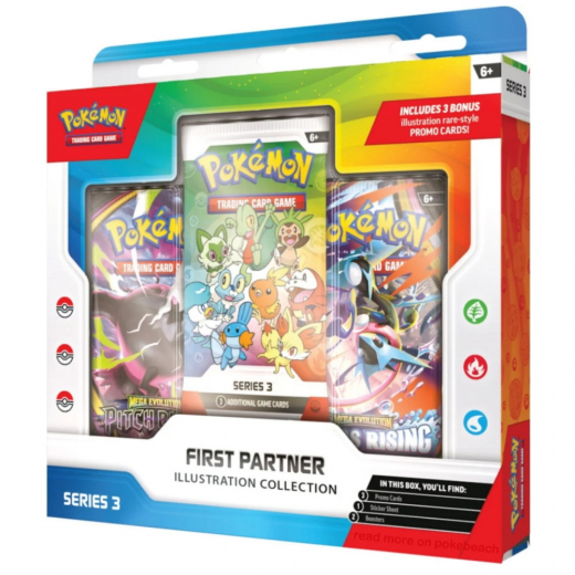 Pokémon TCG: First Partner Illustration Collection - Series 3 i gruppen SELSKABSSPIL / Pokémon hos Spelexperten (POK10410-101)