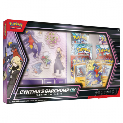 Pokémon TCG: Cynthia's Garchomp ex Premium Collection i gruppen SELSKABSSPIL / Pokémon hos Spelexperten (POK10424)