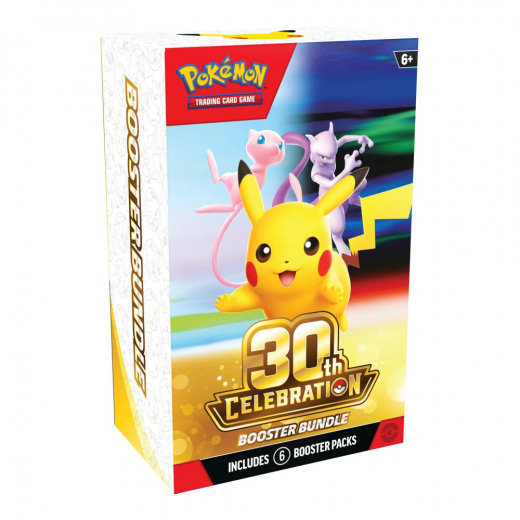 Pokémon TCG: 30th Celebration - Booster Bundle i gruppen SELSKABSSPIL / Pokémon hos Spelexperten (POK10451-101)