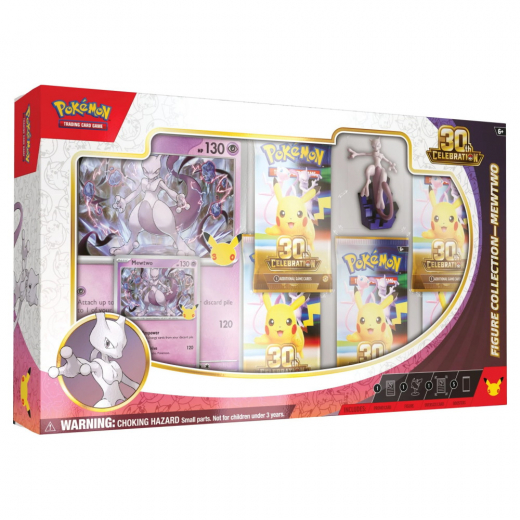 Pokémon TCG: 30th Celebration - Mewtwo Figure Collection i gruppen SELSKABSSPIL / Pokémon hos Spelexperten (POK10452-101-TWO)