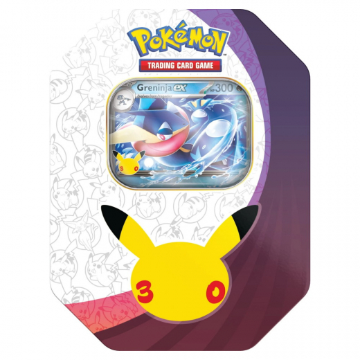 Pokémon TCG: 30th Celebration - Greninja Tin i gruppen SELSKABSSPIL / Pokémon hos Spelexperten (POK10466-101-GRE)