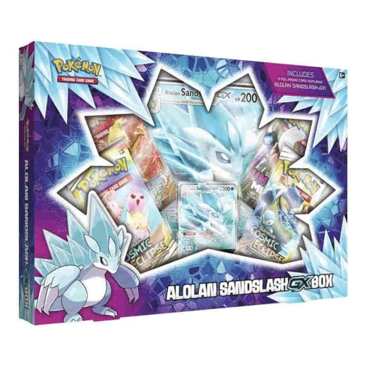 Pokémon TCG: Alolan Sandslash-GX Box i gruppen  hos Spelexperten (POK80478)