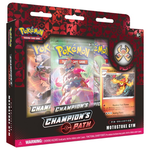 Pokémon TCG: Champion's Path - Pin Collection Motostoke Gym i gruppen  hos Spelexperten (POK80484-MOT)