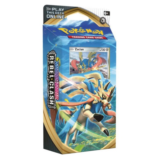 Pokémon TCG: Sword & Shield 2 - Theme Pack Zacian i gruppen  hos Spelexperten (POK80689-ZAC)