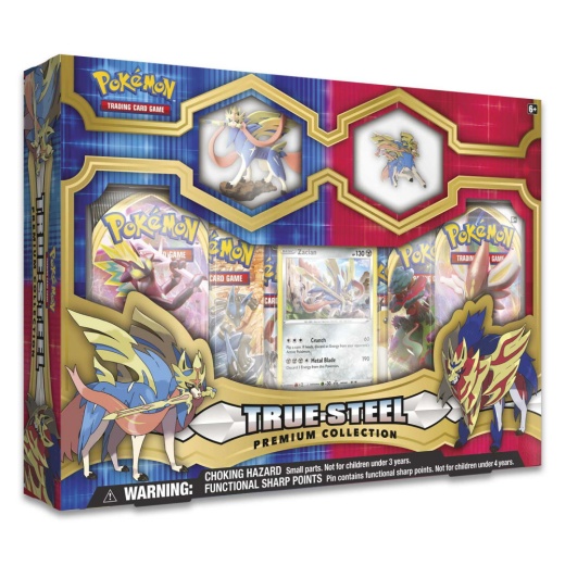 Pokémon TCG: True Steel Premium Collection - Zacian i gruppen  hos Spelexperten (POK80709-ZAC)