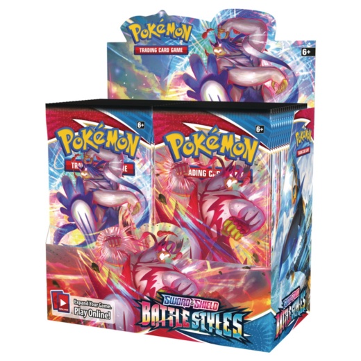 Pokémon TCG: Battle Styles Booster Pack Display i gruppen  hos Spelexperten (POK80818-DIS)