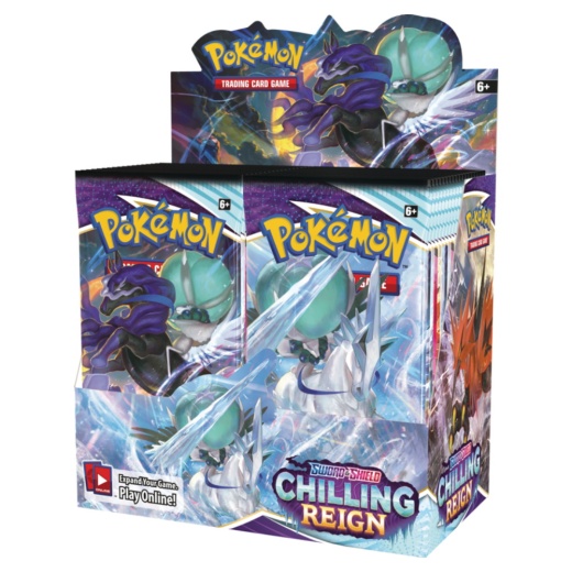 Pokémon TCG: Chilling Reign Booster Display i gruppen  hos Spelexperten (POK80846-DIS)