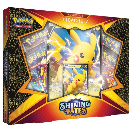 Pokémon TCG: Shining Fates Collection - Pikachu V i gruppen SELSKABSSPIL / Pokémon hos Spelexperten (POK80869)
