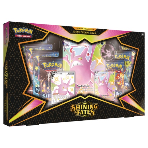 Pokémon TCG: Shining Fates Premium Collection - Shiny Crobat VMAX i gruppen  hos Spelexperten (POK80871-CRO)