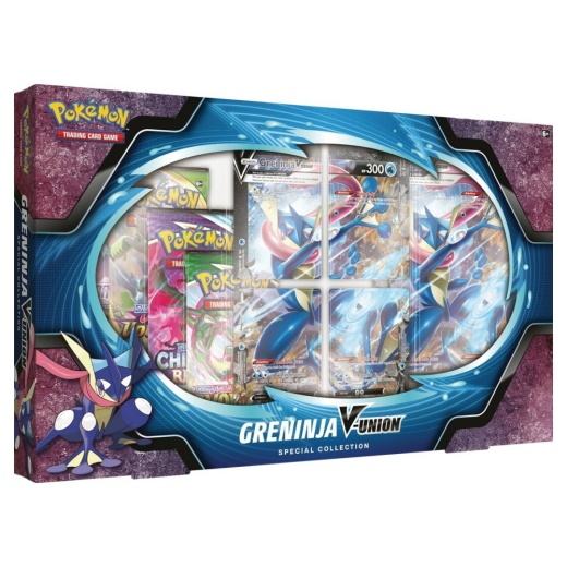 Pokémon TCG: V-Union Premium Box - Greninja i gruppen  hos Spelexperten (POK80907-GRE)