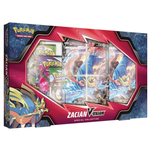 Pokémon TCG: V-Union Premium Box - Zacian i gruppen  hos Spelexperten (POK80907-ZAC)