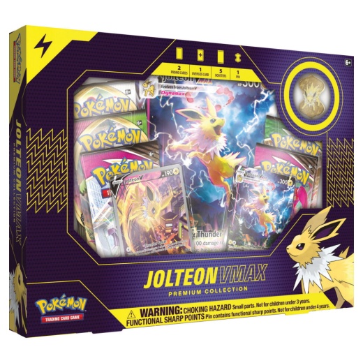 Pokémon TCG: Premium Collection - Jolteon VMAX i gruppen  hos Spelexperten (POK80913-JOL)