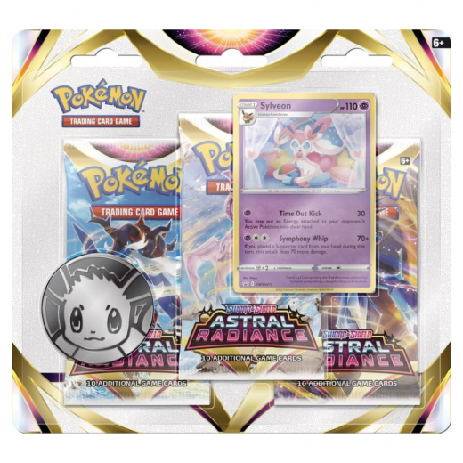 Pokémon TCG: Astral Radiance Booster 3-Pack Sylveon i gruppen SELSKABSSPIL / Pokémon hos Spelexperten (POK85028-SYL)