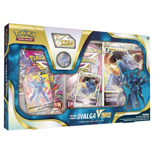 Pokémon TCG: Origin Forme Dialga VSTAR - Premium Collection i gruppen SELSKABSSPIL / Pokémon hos Spelexperten (POK85075-DIA)