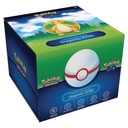 Pokémon TCG: Pokémon GO Premier Deck Holder Collection - Dragonite VSTAR i gruppen SELSKABSSPIL / Pokémon hos Spelexperten (POK85079)