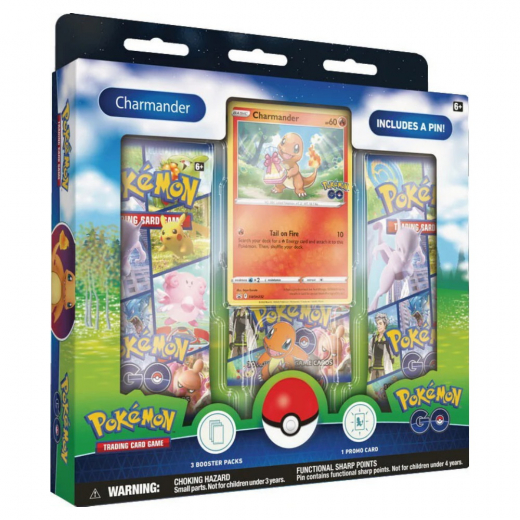 Pokémon TCG: Pokémon GO Pin Collections - Charmander i gruppen SELSKABSSPIL / Pokémon hos Spelexperten (POK85081-CHA)