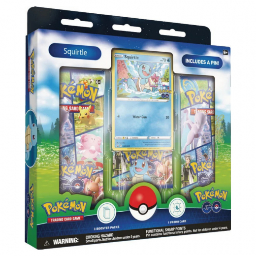 Pokémon TCG: Pokémon GO Pin Collections - Squirtle i gruppen SELSKABSSPIL / Pokémon hos Spelexperten (POK85081-SQU)