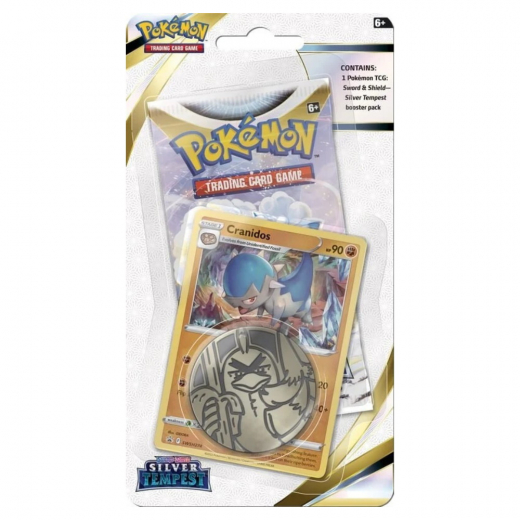 Pokémon TCG: Silver Tempest Checklane - Cranidos i gruppen SELSKABSSPIL / Pokémon hos Spelexperten (POK85097-CRA)