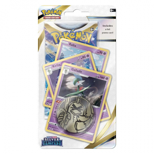 Pokémon TCG: Silver Tempest Premium Checklane - Gallade i gruppen SELSKABSSPIL / Pokémon hos Spelexperten (POK85099-RKG)