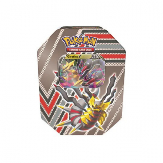 Pokémon TCG: Hidden Potential Tin - Fall 2022 - Giratina V i gruppen SELSKABSSPIL / Pokémon hos Spelexperten (POK85116-GIR)