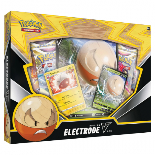 Pokémon TCG: Hisuian Electrode V Box i gruppen SELSKABSSPIL / Pokémon hos Spelexperten (POK85121)