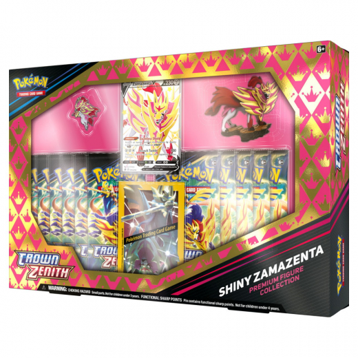Pokémon TCG: Crown Zenith - Shiny Zamazenta Figure Collection i gruppen SELSKABSSPIL / Pokémon hos Spelexperten (POK85163-ZAM)