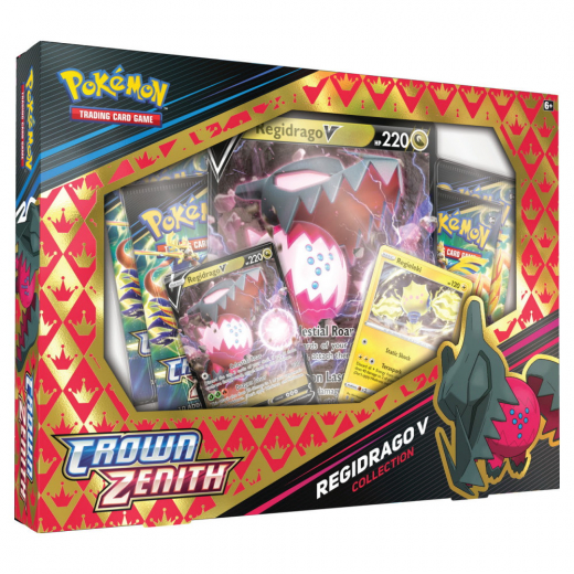 Pokémon TCG: Crown Zenith Collection Regidrago V i gruppen SELSKABSSPIL / Pokémon hos Spelexperten (POK85183-DRA)