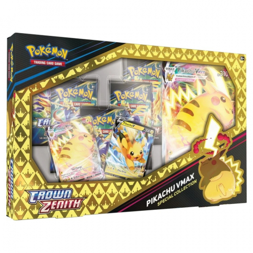 Pokémon TCG: Crown Zenith - Special Collection Pikachu VMAX i gruppen SELSKABSSPIL / Pokémon hos Spelexperten (POK85188)