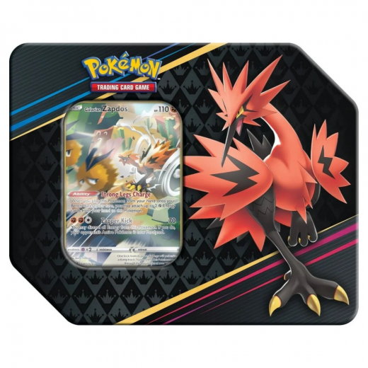 Pokémon TCG: Crown Zenith Special Tin - Galarian Zapdos i gruppen SELSKABSSPIL / Pokémon hos Spelexperten (POK85194-ZAP)