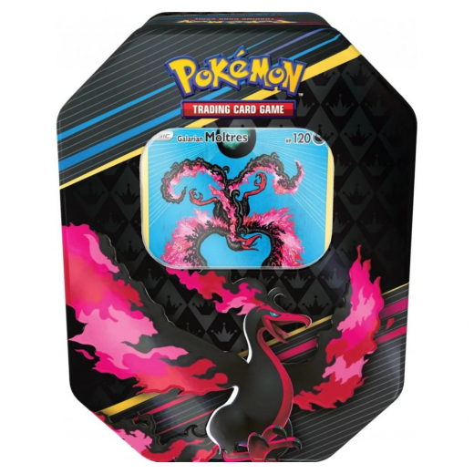 Pokémon TCG: Crown Zenith Tin - Galarian Moltres i gruppen  hos Spelexperten (POK85195-MOL)