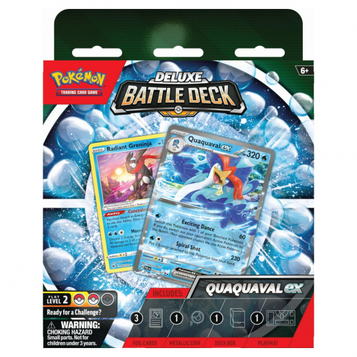 Pokémon TCG: Deluxe Battle Deck - Quaquaval ex i gruppen SELSKABSSPIL / Pokémon hos Spelexperten (POK85258-QUA)