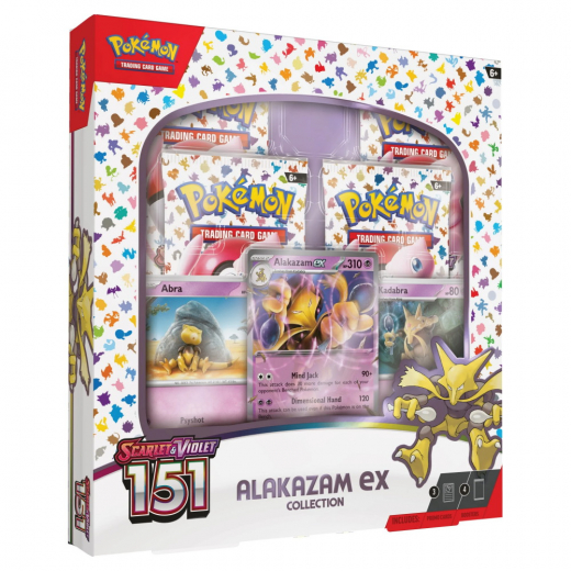 Pokémon TCG: Scarlet & Violet 151 - Alakazam ex i gruppen SELSKABSSPIL hos Spelexperten (POK85312)