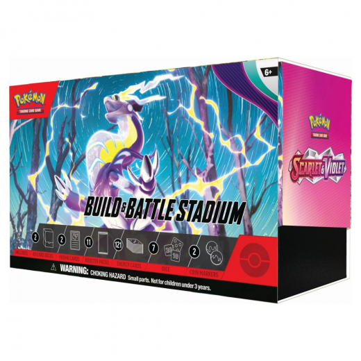 Pokémon TCG: Scarlet & Violet Build & Battle Stadium i gruppen SELSKABSSPIL / Pokémon hos Spelexperten (POK85347)