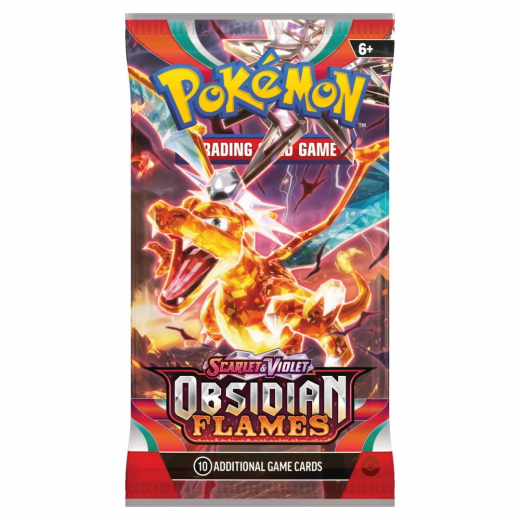 Pokémon TCG: Obsidian Flames Booster Pack i gruppen SELSKABSSPIL / Pokémon hos Spelexperten (POK85374-BOS)