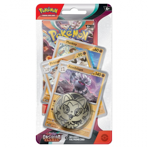 Pokémon TCG: Obsidian Flames Premium Checklane - Annihilape i gruppen SELSKABSSPIL / Pokémon hos Spelexperten (POK85386-MPA)