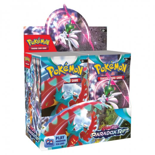 Pokémon TCG: Paradox Rift Booster Display i gruppen SELSKABSSPIL / Pokémon hos Spelexperten (POK85399-DIS)