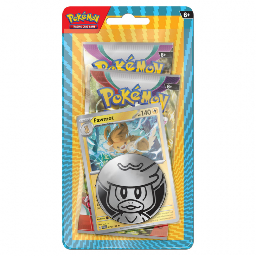 Pokémon TCG: Booster 2-Pack Pawmot i gruppen SELSKABSSPIL hos Spelexperten (POK85586)
