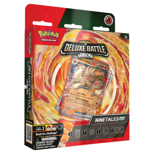 Pokémon TCG: Deluxe Battle Deck - Ninetales ex i gruppen SELSKABSSPIL / Pokémon hos Spelexperten (POK85600-NIN)