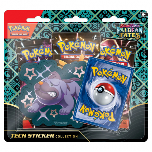 Pokémon TCG: Paldean Fates Tech Sticker Collection - Maschiff i gruppen  hos Spelexperten (POK85613-MAR)