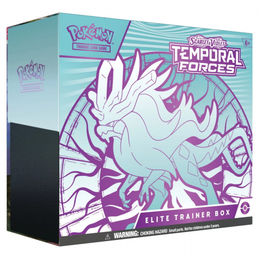 Pokémon TCG: Temporal Forces Elite Trainer Box - Flutter Mane i gruppen SELSKABSSPIL / Pokémon hos Spelexperten (POK85657-FLU)