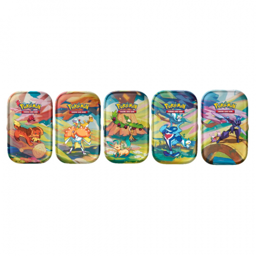 Pokémon TCG: Vibrant Paldea Mini Tin  i gruppen SELSKABSSPIL / Pokémon hos Spelexperten (POK85767)