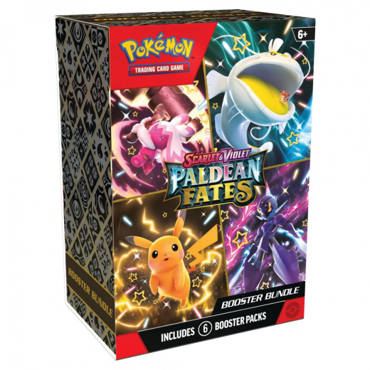 Pokémon TCG: Paldean Fates Booster Bundle 6-Pack i gruppen SELSKABSSPIL / Pokémon hos Spelexperten (POK85890)
