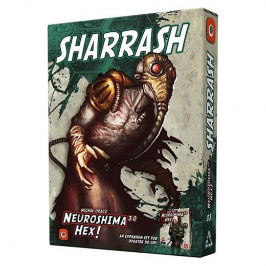 Neuroshima Hex! 3.0 - Sharrash (Exp.) i gruppen SELSKABSSPIL / Udvidelser hos Spelexperten (POR80484)
