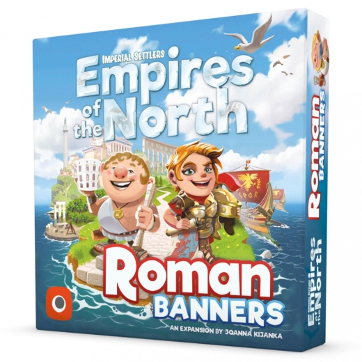 Imperial Settlers: Empires of the North - Roman Banners (Exp.) i gruppen SELSKABSSPIL / Udvidelser hos Spelexperten (POR82921)