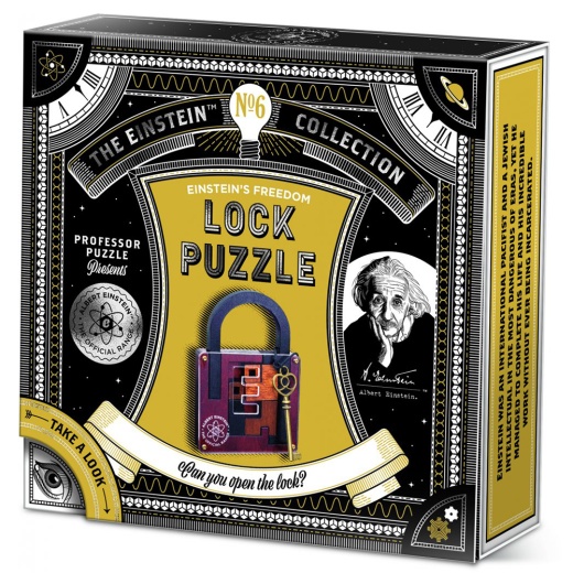 Einstein Lock Puzzle i gruppen SELSKABSSPIL / Hjernevridere hos Spelexperten (PP2908)