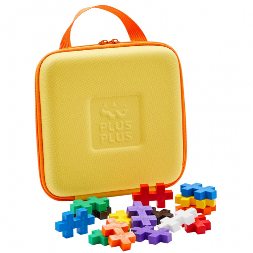 Plus-Plus - BIG Gul Rejsekuffert i gruppen LEGETØJ / Byggeklodser / PLUS PLUS hos Spelexperten (PP3430)