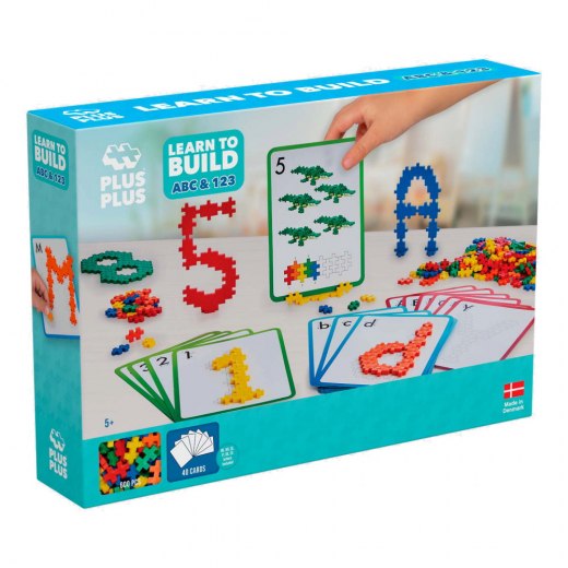 Plus-Plus - Learn to Build ABC & 123 i gruppen LEGETØJ / Byggeklodser / PLUS PLUS hos Spelexperten (PP3909)