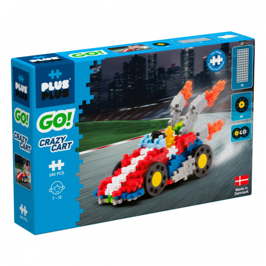 Plus-Plus - Go! Crazy Cart i gruppen LEGETØJ / Byggeklodser / PLUS PLUS hos Spelexperten (PP7008)